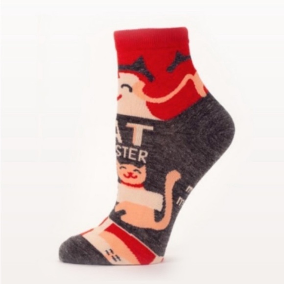 Blue Q NWT SOCKS Funny New Cat Monster Crazy Cat Lady Cat Lover Gift Gag Gift - Picture 4 of 11